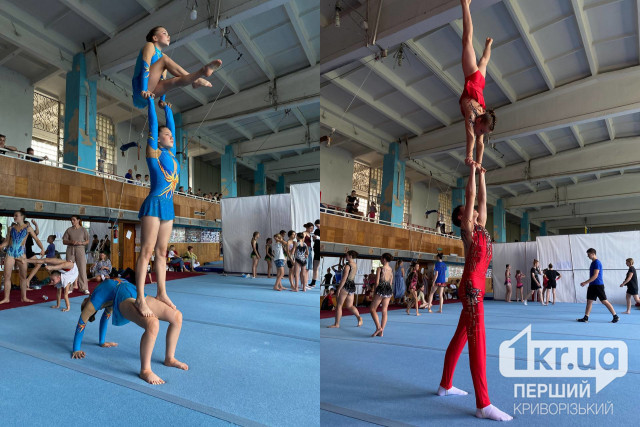 Криворожские гимнасты завоевали медали Чемпионата и Кубка Украины
