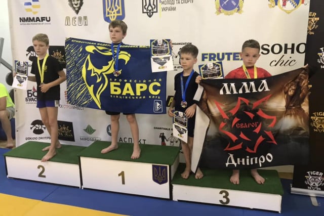 Криворожский спортивный клуб выиграл золото на областном Кубке по смешанным единоборствам