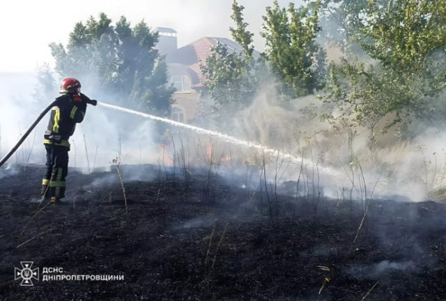 За сутки на Днепропетровщине огонь уничтожил более 68 гектаров экосистем: что горело