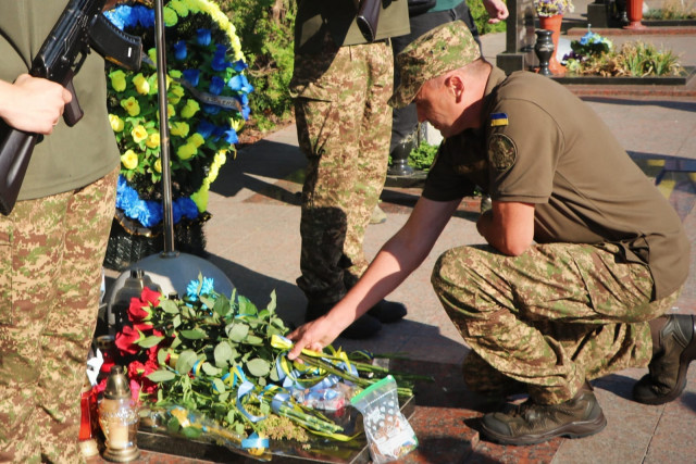 У Кривому Розі  нацгвардійці вшанували пам`ять полеглих побратимів