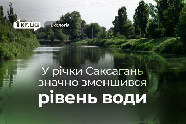 Обмеление реки Саксагань: Минприроды назвало возможные причины и решения