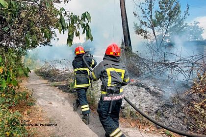 До кінця тижня на Дніпропетровщині збережеться пожежна небезпека