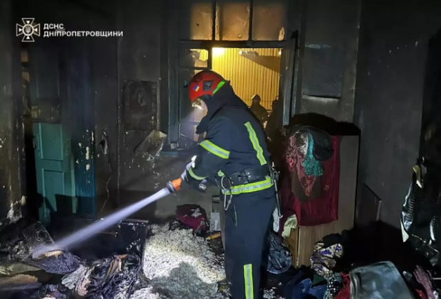 На пожежі у Криворізькому районі виявили жінку без ознак життя