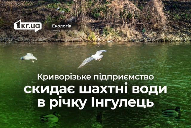 У Кривому Розі Держекоінспекція перевіряє підприємство, яке вважають найбільшим забруднювачем річки Інгулець