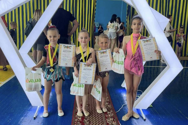 Криворожские гимнастки завоевали 18 призовых мест на Чемпионате города