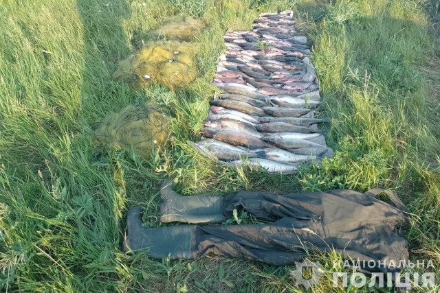 Виловив рибу на 200 000 гривень: криворізькі поліцейські затримали чоловіка
