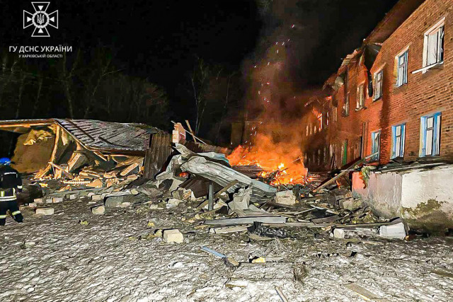 Унаслідок атаки на Харків вигоріло пів вулиці, — міський голова
