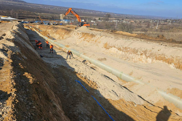 Строительство водопроводов на Днепропетровщине почти завершили