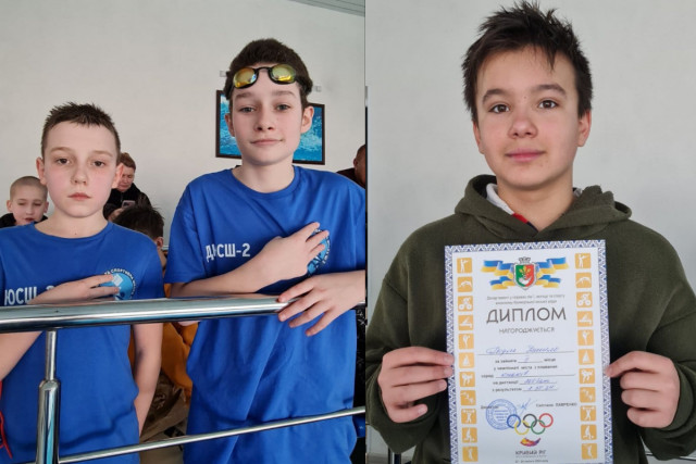 Криворожские пловцы завоевали призовые места на чемпионате города по плаванию