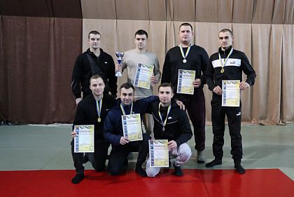 В Кривому Розі відбулись змагання з самбо серед військовослужбовців Нацгвардії