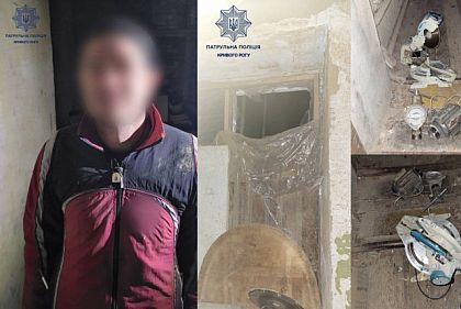 Спіймали «на гарячому»: криворізькі патрульні оперативно затримали викрадача