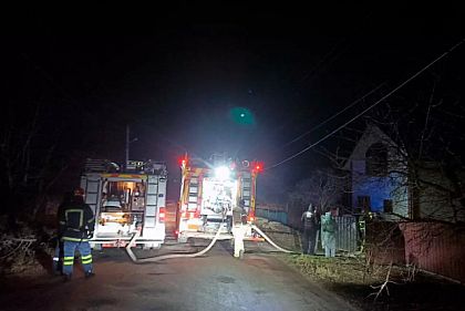 Ночью в Криворожском районе горел частный дом