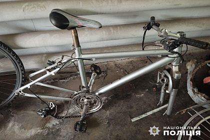 Поліція Кривого Рогу затримала зловмисника, який вкрав велосипед