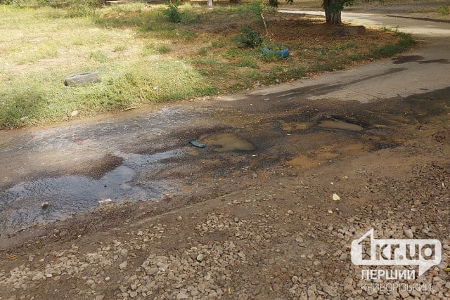 Через час после ремонта снова прорвало водопровод: криворожане жалуются на водоканал