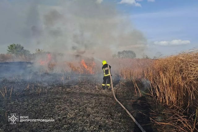 На Днепропетровщине произошло более 70 пожаров за сутки