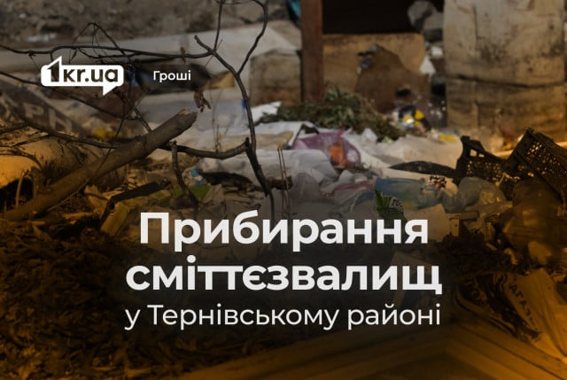 У Тернівському районі Кривого Рогу виділили понад 2,5 мільйони гривень на прибирання сміттєзвалищ