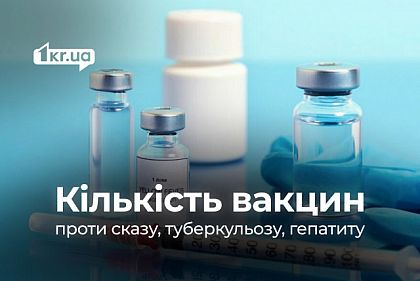 Скільки доз вакцин для календарних профілактичних щеплень мають лікарні Кривого Рогу