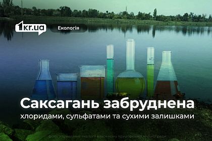 Превышение норм: в Кривом Роге проверили качество воды реки Саксагань