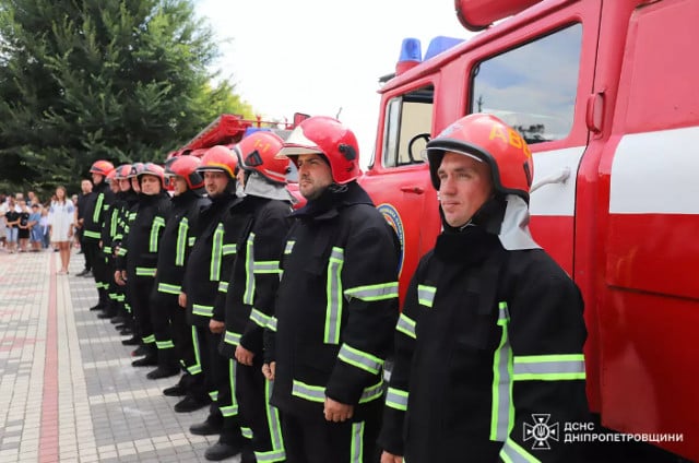 На Дніпропетровщині запрацювала перша добровільна пожежна команда