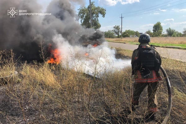 За тиждень рятувальники Дніпропетровщини ліквідували 425 пожеж