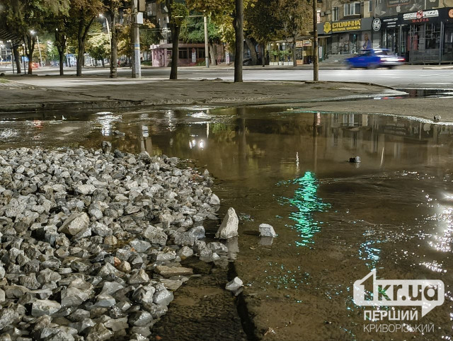 В Металлургическом районе Кривого Рога второй раз за две недели произошел порыв