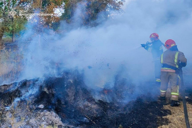 42 людини врятували, 9 — загинуло: за тиждень на Дніпропетровщині сталося 740 пожеж