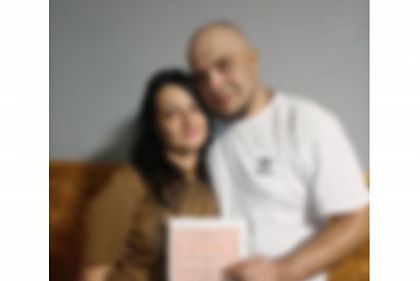 В Криворожской исправительной колонии обручилась пара влюбленных