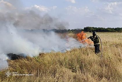 Чрезвычайная пожарная опасность в Кривом Роге сохранится до 14 августа