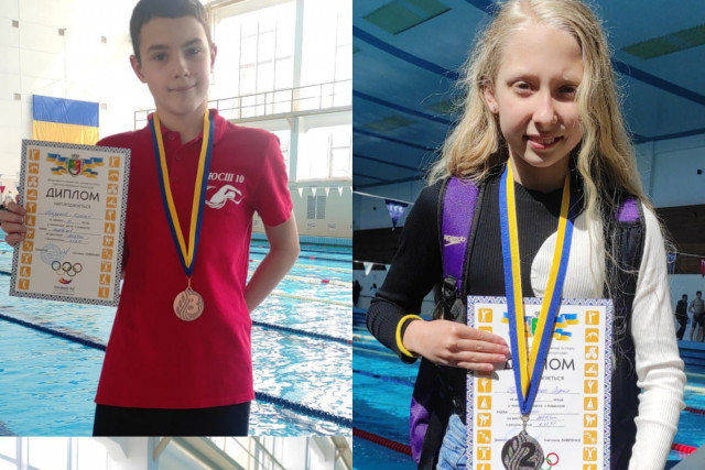 Криворожские спортсмены завоевали призовые места на чемпионате по плаванию