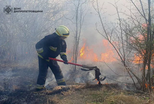 В ближайшие дни на Днепропетровщине сохраняется пожарная опасность