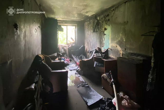 В Кривом Роге горела квартира: травмировался ребенок