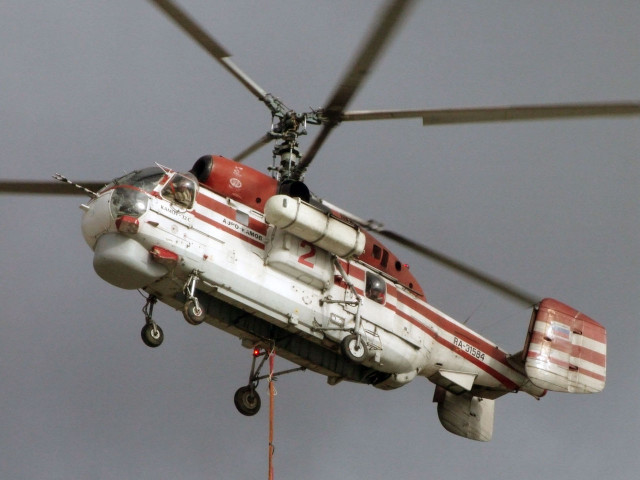Ворожий гелікоптер Ка-32 знищили на аеродромі у Москві