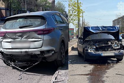 В Кривом Роге произошло ДТП на проспекте Мира