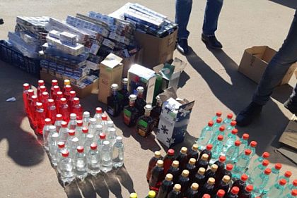 В Кривом Роге полиция изъяла из незаконного оборота 130 литров алкоголя и 600 пачек сигарет