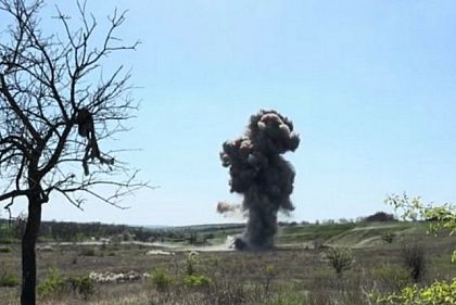 На Криворожье взрывотехники полиции обезвредили сбитую российскую ракету