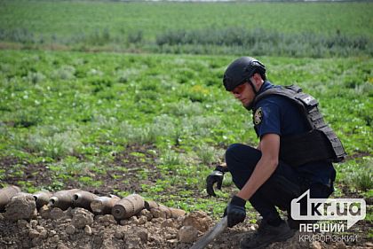 На прошлой неделе на Криворожье потушили 32 пожара и обезвредили 10 боеприпасов
