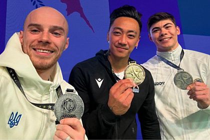 Олег Верняев завоевал серебро в многоборье на чемпионате Европы