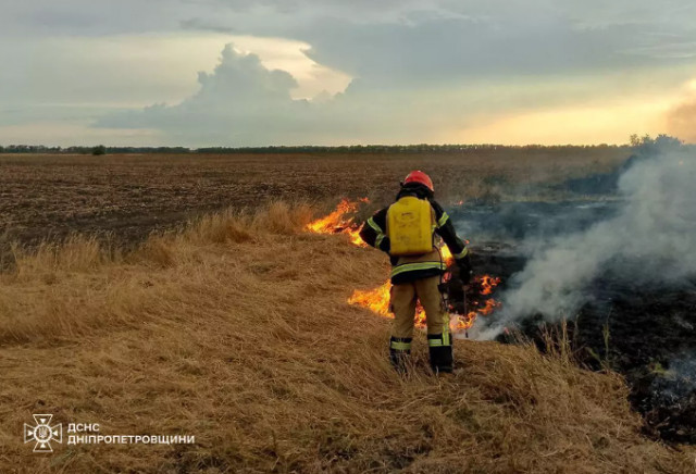 На вихідних у Кривому Розі збережеться надзвичайна пожежна небезпека