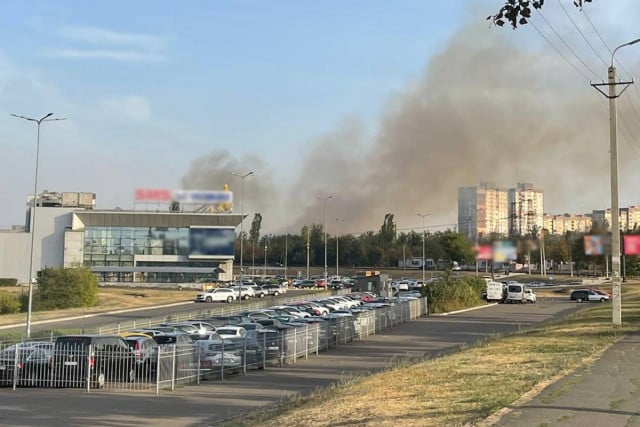 В Долгинцевском районе Кривого Рога произошел пожар