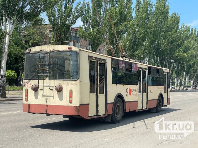 В Кривом Роге из-за обрезки деревьев остановят движение троллейбусов на маршруте №4