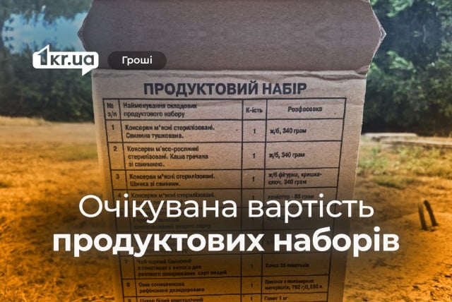 У Кривому Розу закуплять 100 тисяч продуктових наборів: який склад та вартість