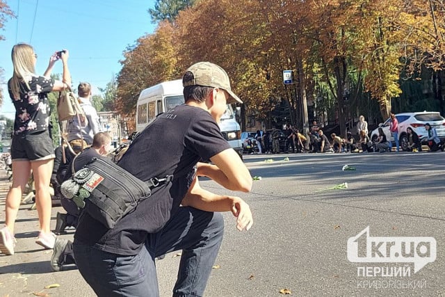 Криворожане создали живой коридор в честь погибшего Героя Даниила Настича