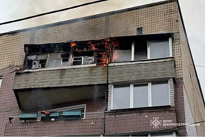 Днепровский чрезвычайник в свободное от несения службы время спас человека из пожара