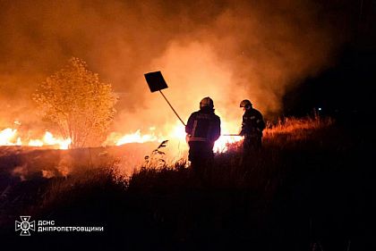 За сутки на Днепропетровщине произошло 47 пожаров в экосистемах