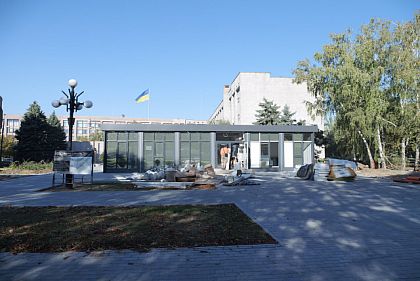 В Кривом Роге завершают строительство модульного центра «Я-Ветеран»