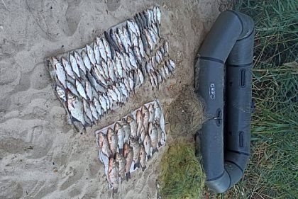 На Криворожье рыбак незаконно выловил рыбы на 160 тысяч гривен