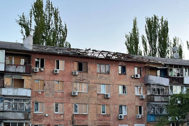 В результате атаки на жилой сектор Никополя пострадала пожилая женщина