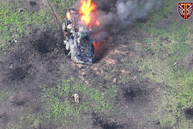Бійці криворізької бригади знищили ворожий танк та БТР