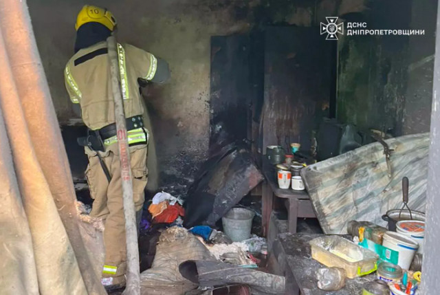 На пожежі у Криворізькому районі виявили тіло чоловіка