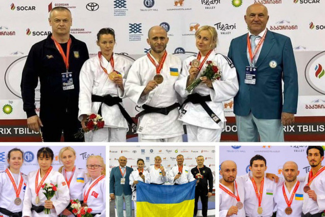 Українські парадзюдоїсти здобули 6 медалей у міжнародному турнірі